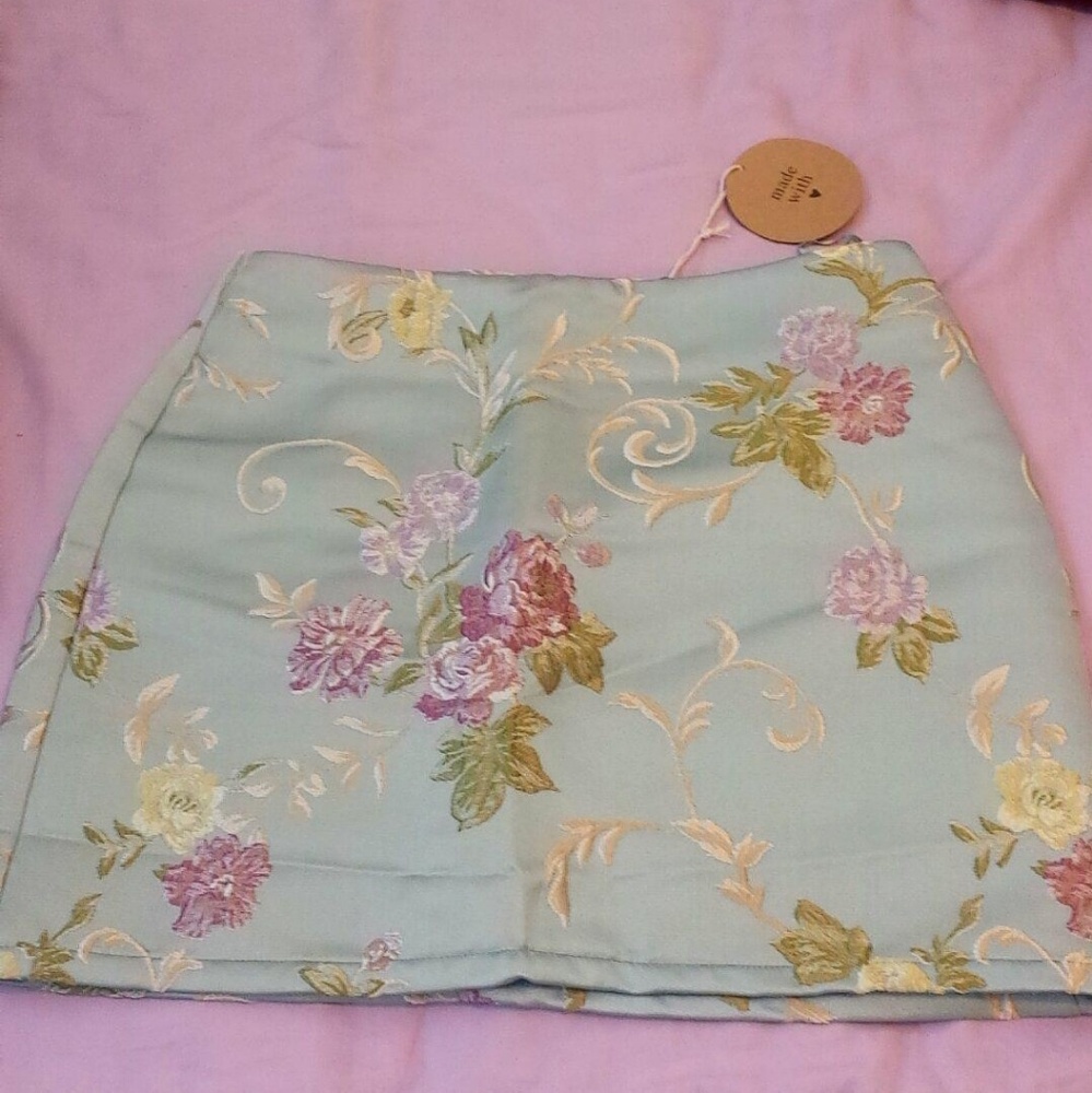 Honey Punch Brocade Skirt (Small) TRADED